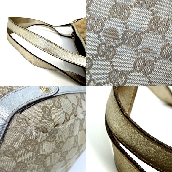 Auth Gucci Gg Canvas Tote Bag Canvas #382G263 - Picture 6 of 7